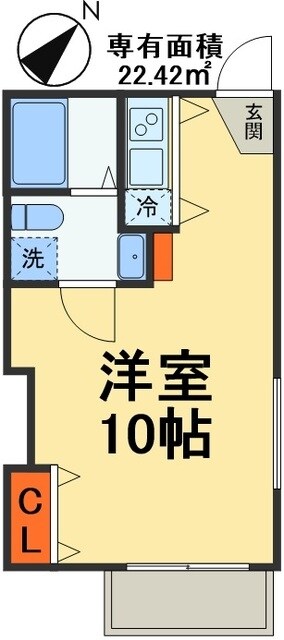 グランニール稲毛東の物件間取画像