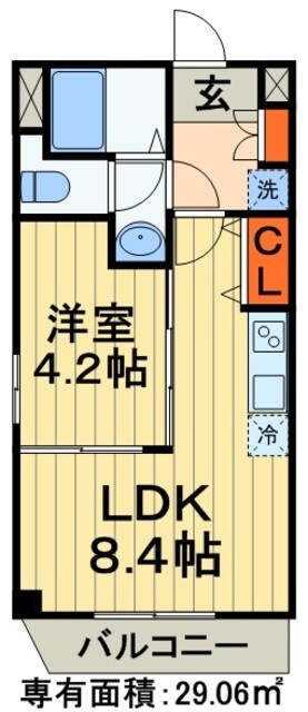 エクセレントコート千葉新宿の物件間取画像