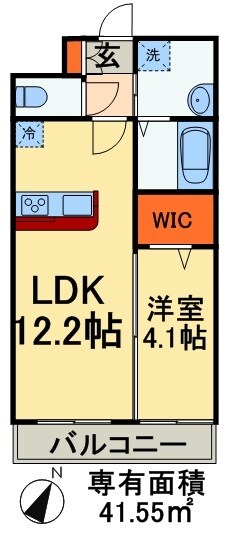 エクセルＫの物件間取画像