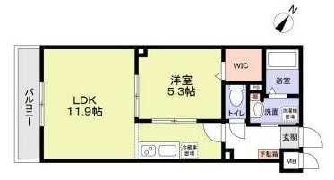 ミリアビタ大森台の物件間取画像