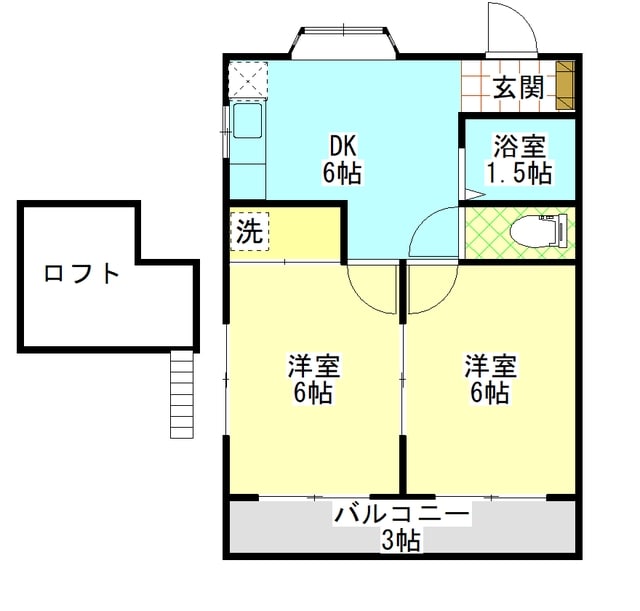 アーク東深井の物件間取画像