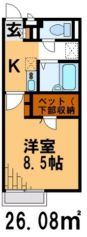 レオネクストルミエール西白井の物件間取画像