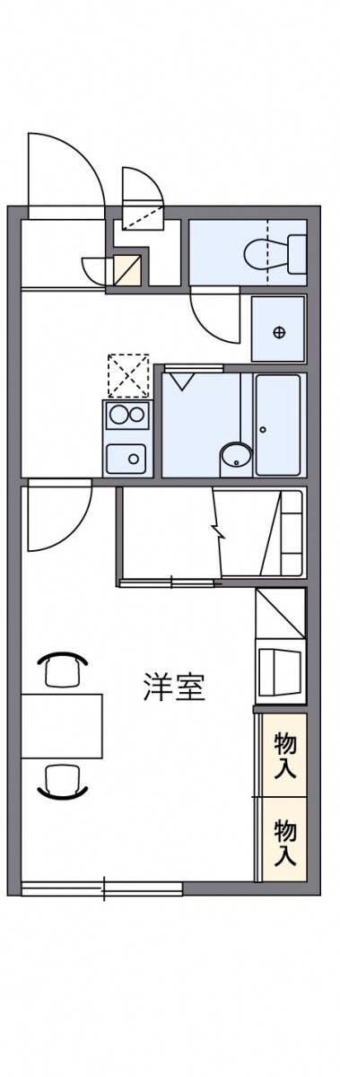 レオパレスプレミールの物件間取画像