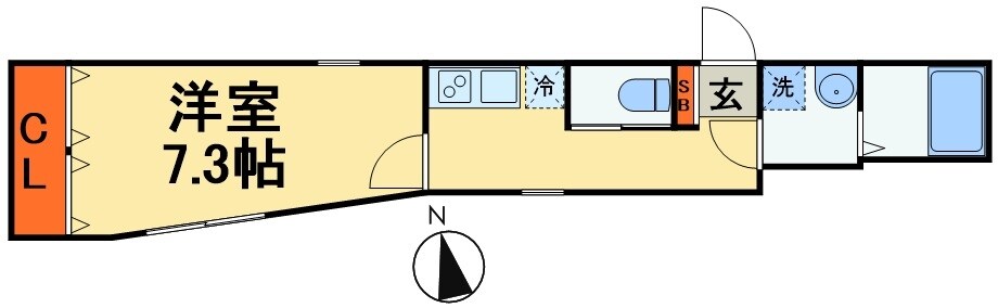 フェリオ松飛台の物件間取画像