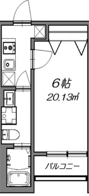 ベルメント陣屋前Ａ棟の物件間取画像