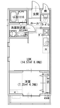 ラフィーヌ・ローズの物件間取画像