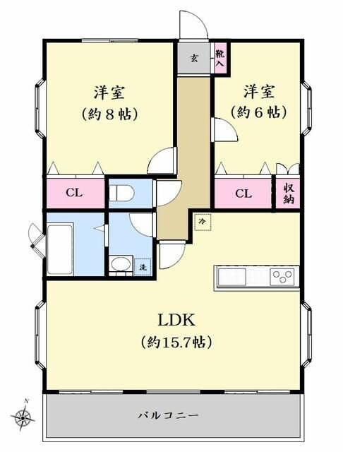 ストーム桜台の物件間取画像