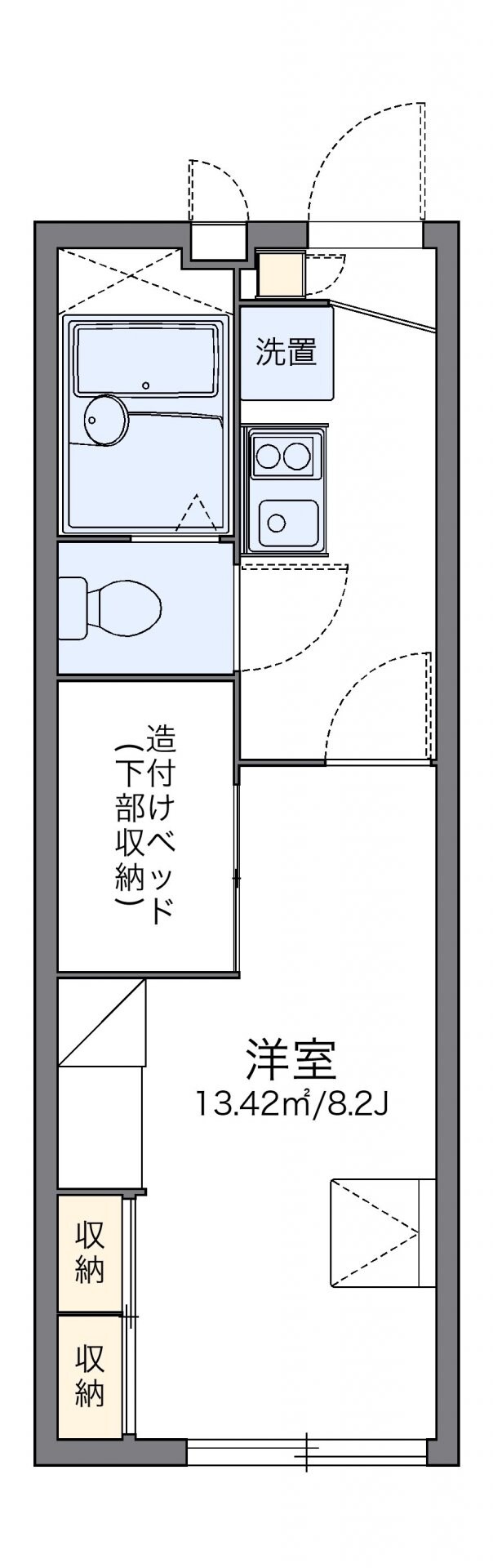 レオパレスエクセル元山　IIIの物件間取画像