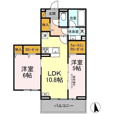 グレイスゲート新八柱の物件間取画像