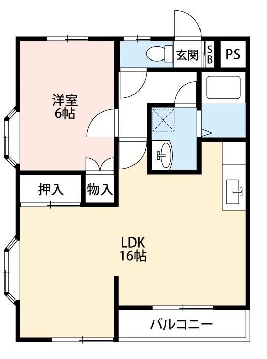 アベニュウの物件間取画像