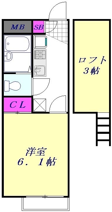 物件間取画像