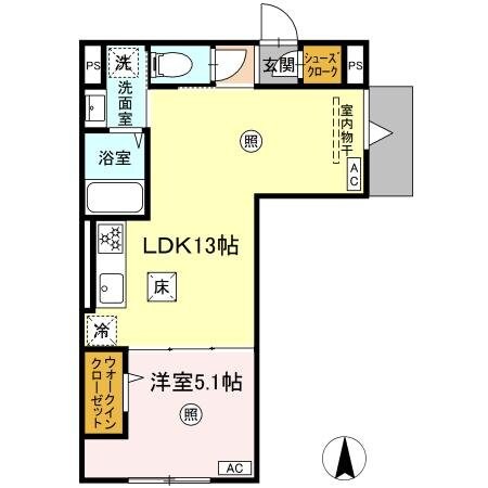 グラナーデ竹ノ塚の物件間取画像