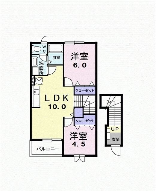 セレッソＡの物件間取画像