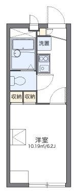 レオパレスバリオヴェルデの物件間取画像