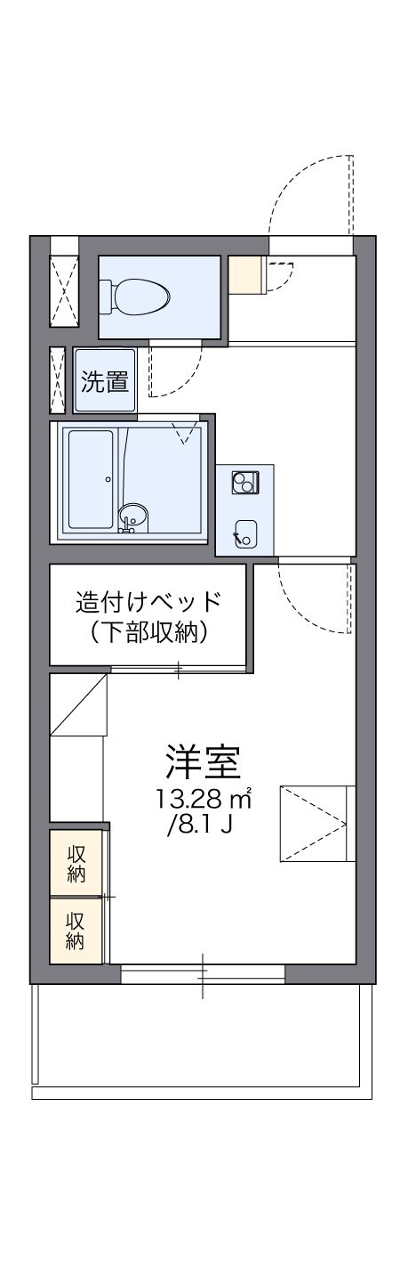 レオパレスエトワールの物件間取画像