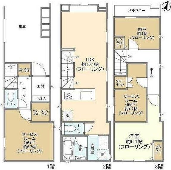 Kolet千住大橋の物件間取画像