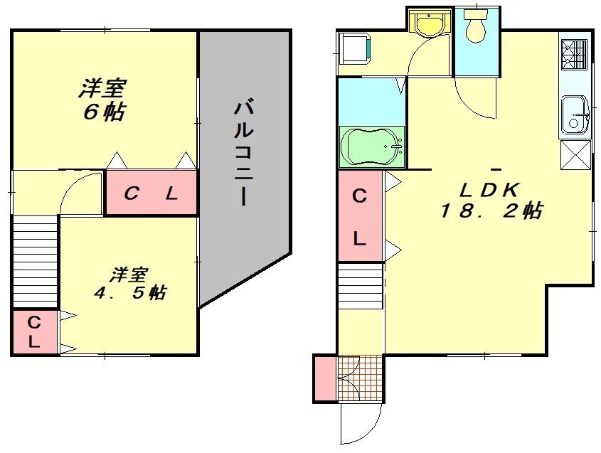 大間野町戸建の物件間取画像