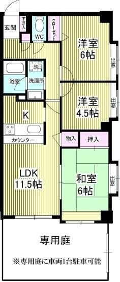 インシュランスビル１２の物件間取画像