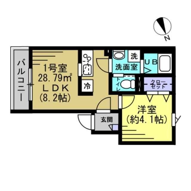 ピース八潮IIの物件間取画像