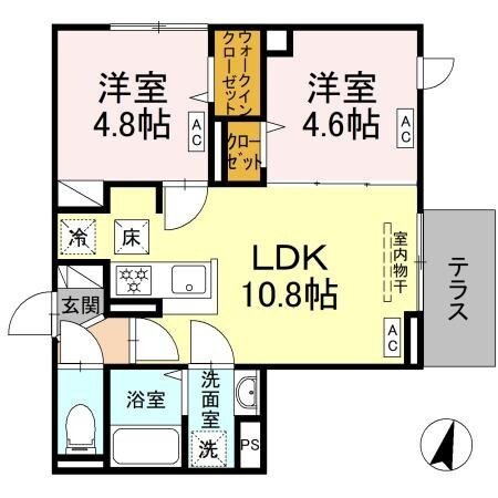 グラナーデ金町の物件間取画像