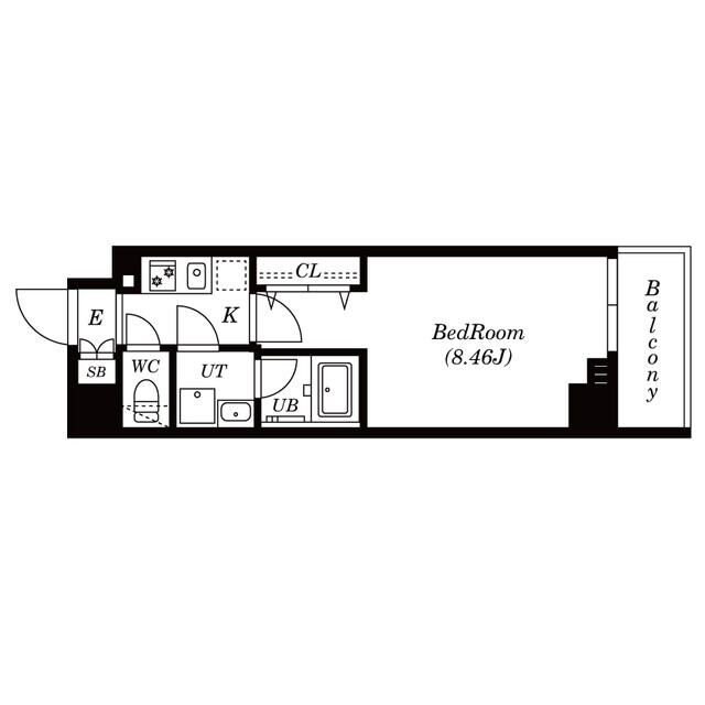 アレスグーテ北千住の物件間取画像