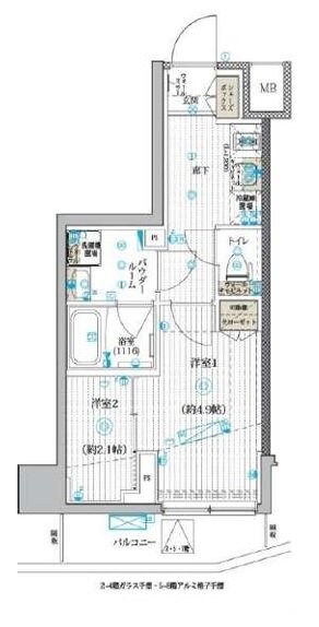 ブライズ亀有の物件間取画像