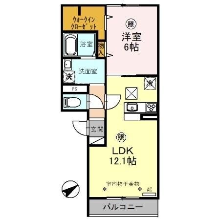 エーデルハイム3の物件間取画像