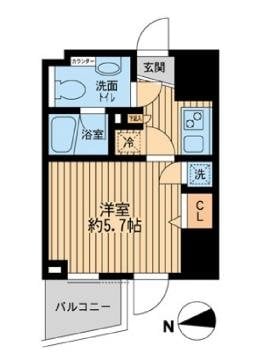 ライブコート草加の物件間取画像