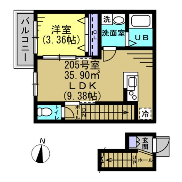 ＪＩ馬橋の物件間取画像