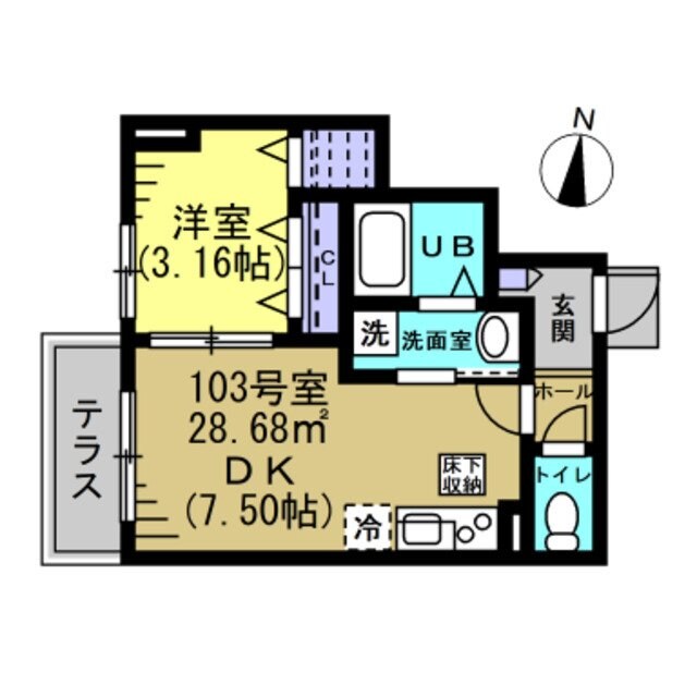 ＪＩ馬橋の物件間取画像