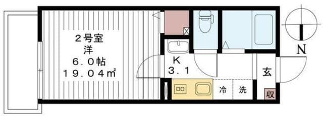 ＡＪ六町の物件間取画像