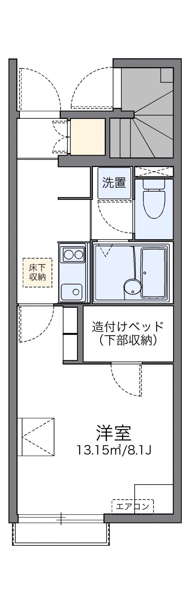 レオネクスト健の物件間取画像