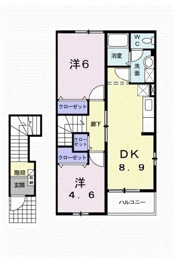 潮見通り中村屋館の物件間取画像