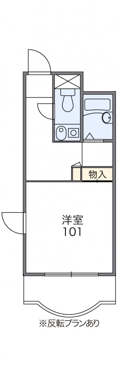 レオパレスパティオの物件間取画像