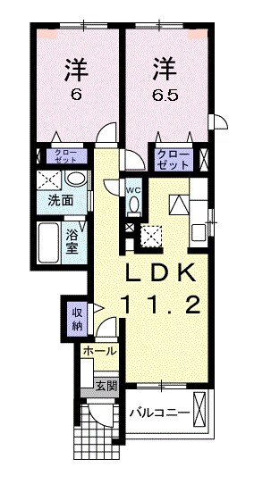 フォーリストＣの物件間取画像