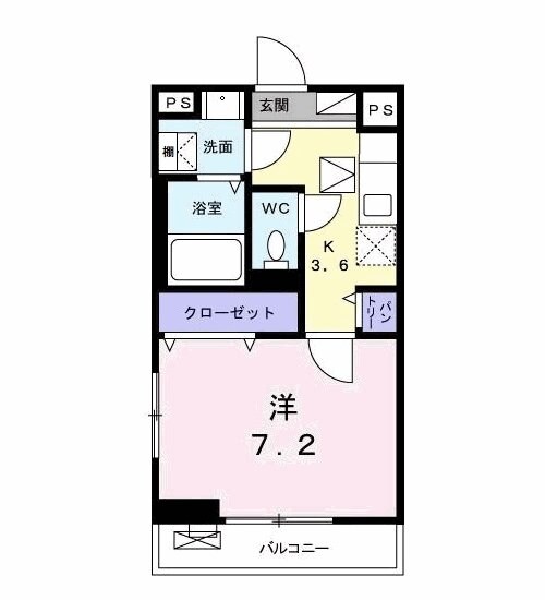 ココ　アムールの物件間取画像