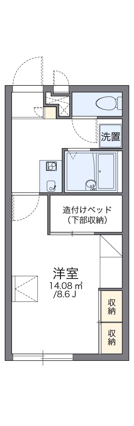 レオパレスエクセルの物件間取画像