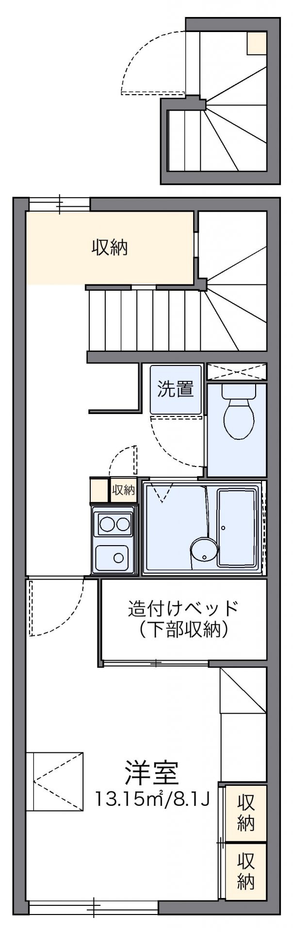 レオパレスディアコートの物件間取画像