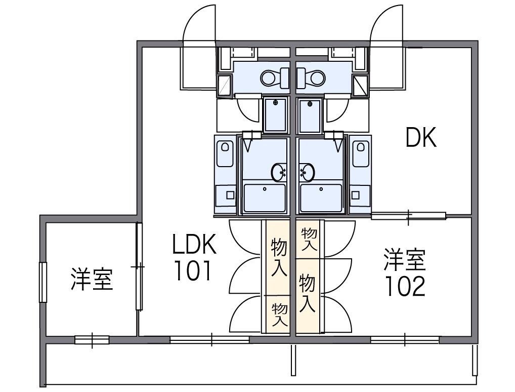 物件間取画像