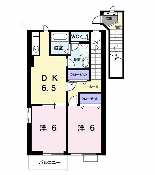 ソレイユ・ＴＵＫＡＳＡIIの物件間取画像