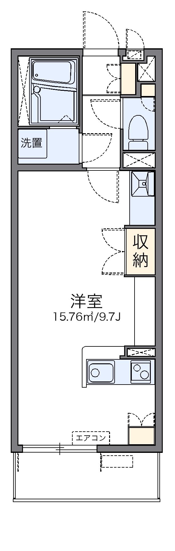 レオネクストＴＯＭＹの物件間取画像