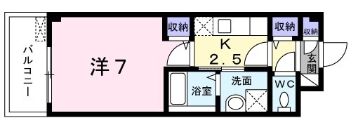 セモア中山の物件間取画像