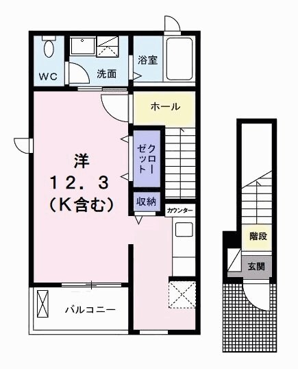 ＨＩＫＡＲＩＳＵ　IIIの物件間取画像