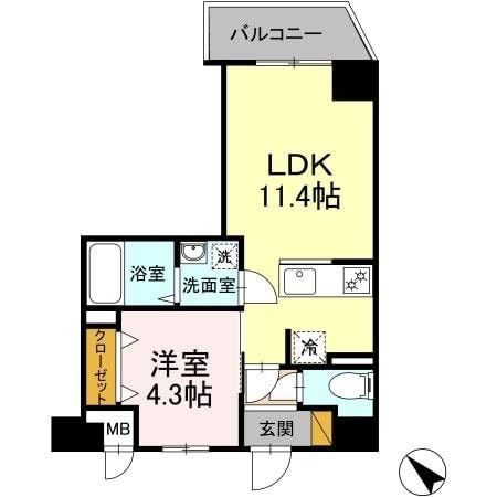 D-ROOM　NOBUTOの物件間取画像