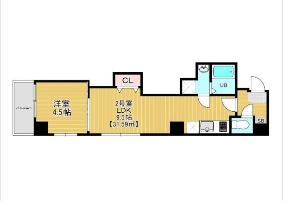 ベルテ千葉中央の物件間取画像