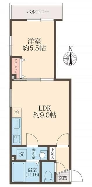 ミリアビタ大森台IIの物件間取画像