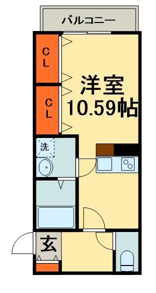 エスポワールの物件間取画像