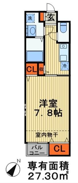 ヒルズ千葉の物件間取画像