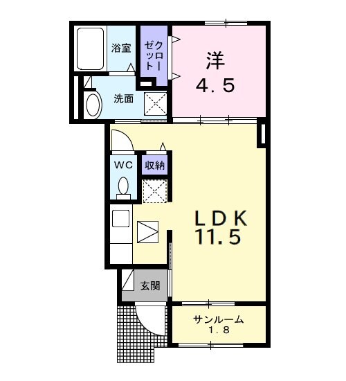 ヒカルサ市原姉ヶ崎ノースの物件間取画像