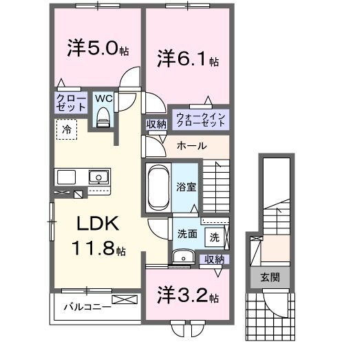 レーヴの物件間取画像